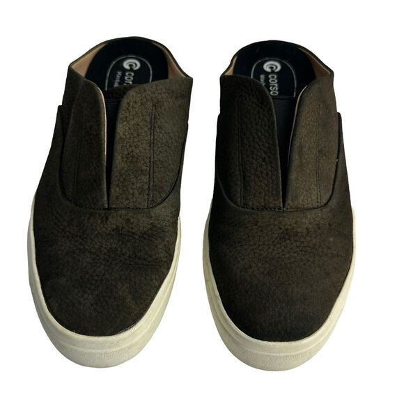 Corso Como Womens Trena Pebbled Leather Slides Mule Sneakers Size 7 - Picture 3 of 8